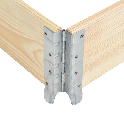 Berkfield Pallet Collar 50x150 cm Solid Pine Wood