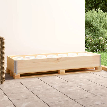 Berkfield Pallet Collar 50x150 cm Solid Pine Wood