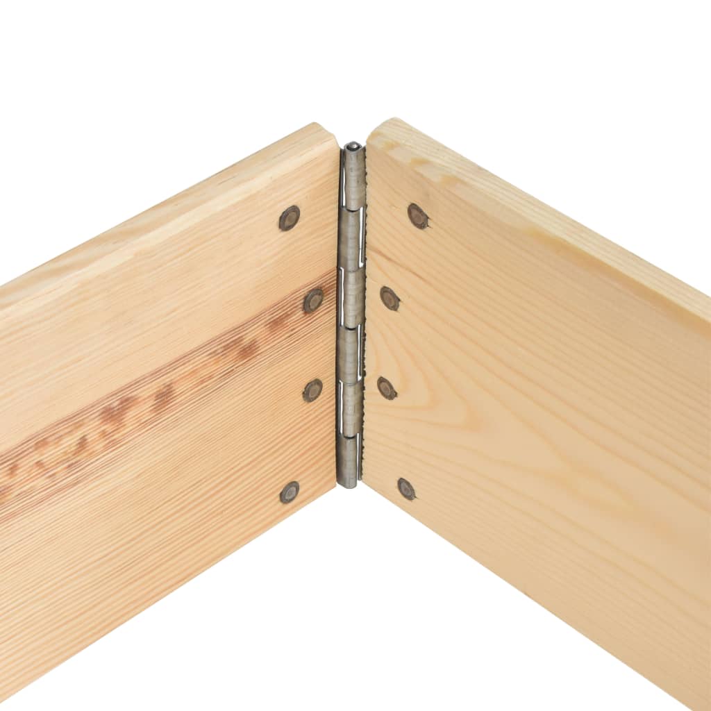 Berkfield Pallet Collar 100x100 cm Solid Pine Wood