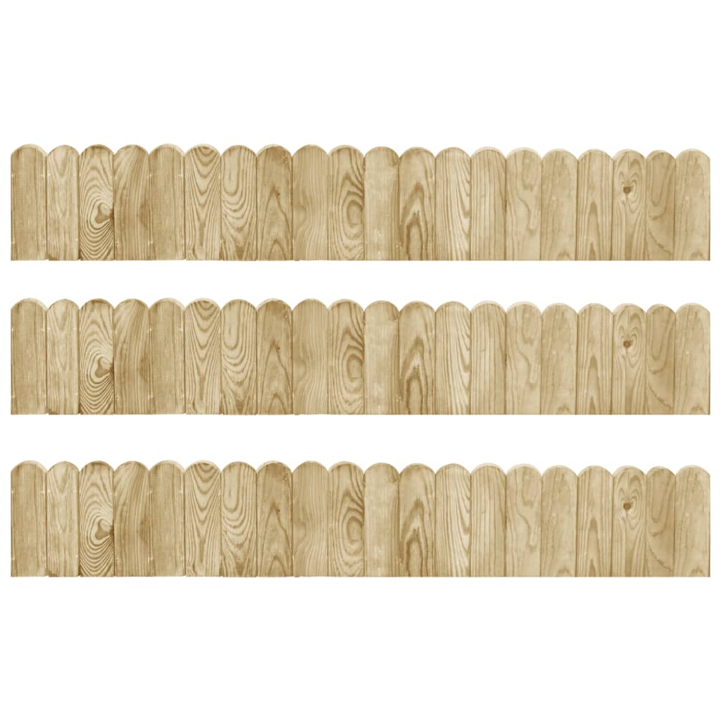 Berkfield Border Rolls 3 pcs 120 cm Impregnated Pinewood