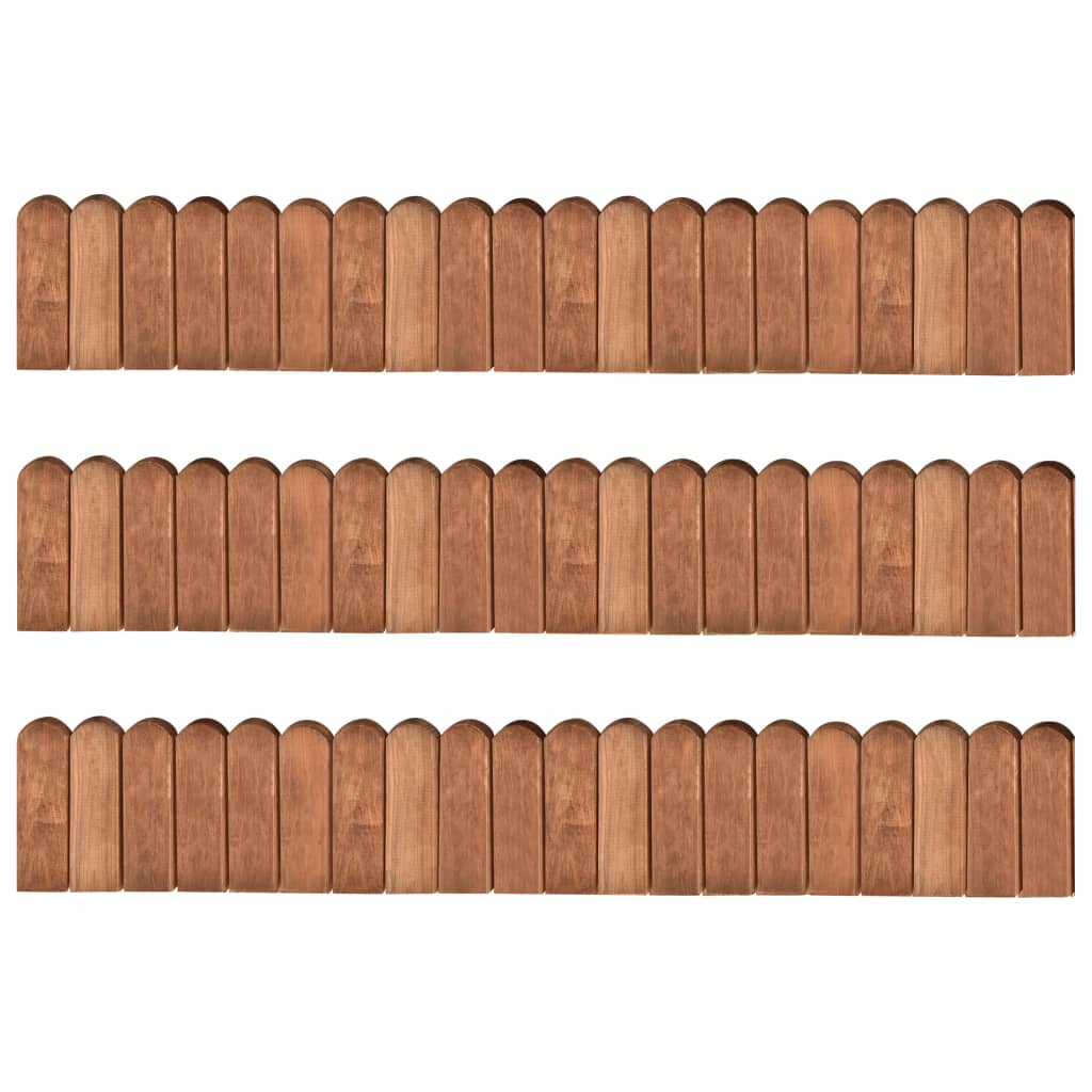 Berkfield Border Rolls 3 pcs 120 cm Impregnated Pinewood