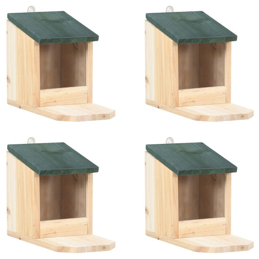 Berkfield Squirrel Houses 4 pcs Firwood