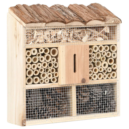 Berkfield Insect Hotel 30x10x30 cm Firwood