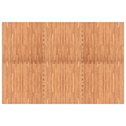 Berkfield Floor Mats 6 pcs Wood Grain 2.16 _�Š__�� EVA Foam