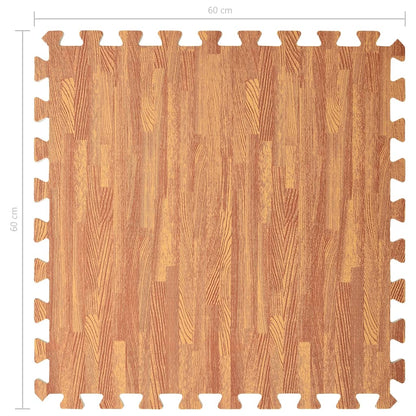 Berkfield Floor Mats 6 pcs Wood Grain 2.16 _�Š__�� EVA Foam
