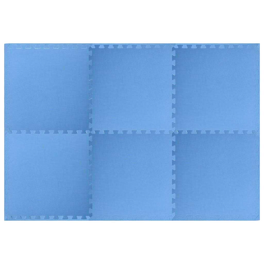Berkfield Floor Mats 6 pcs 2.16 _�Š__�� EVA Foam Blue