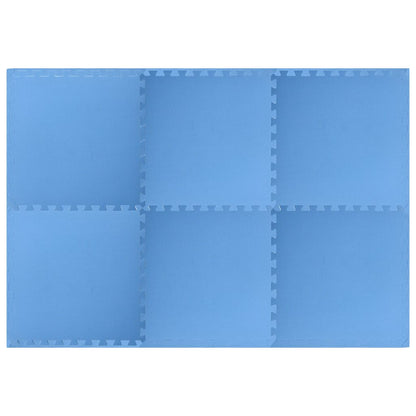 Berkfield Floor Mats 6 pcs 2.16 _�Š__�� EVA Foam Blue