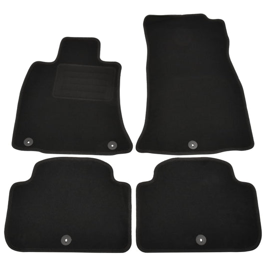 Berkfield 4 Piece Car Mat Set for Kia Stinger (CK)