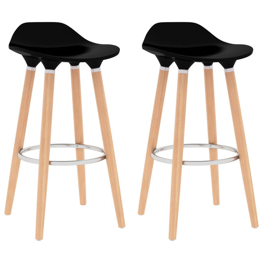 Berkfield Bar Chairs 2 pcs Black