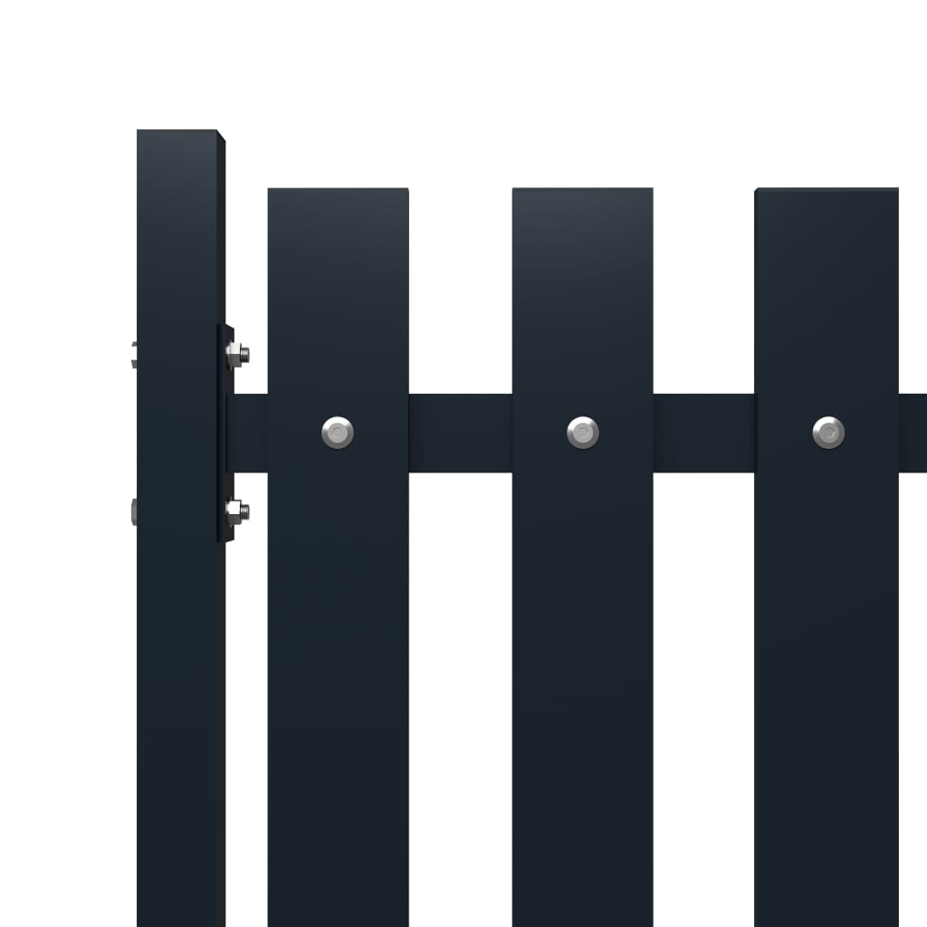 Berkfield Fence Panel Anthracite 174.5x75 cm Powder-coated Steel