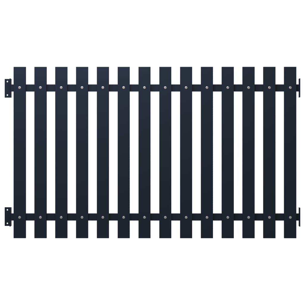 Berkfield Fence Panel Anthracite 170.5x75 cm Powder-coated Steel