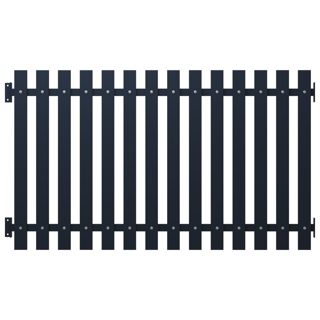 Berkfield Fence Panel Anthracite 170.5x125 cm Powder-coated Steel