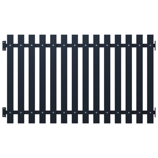 Berkfield Fence Panel Anthracite 170.5x125 cm Powder-coated Steel