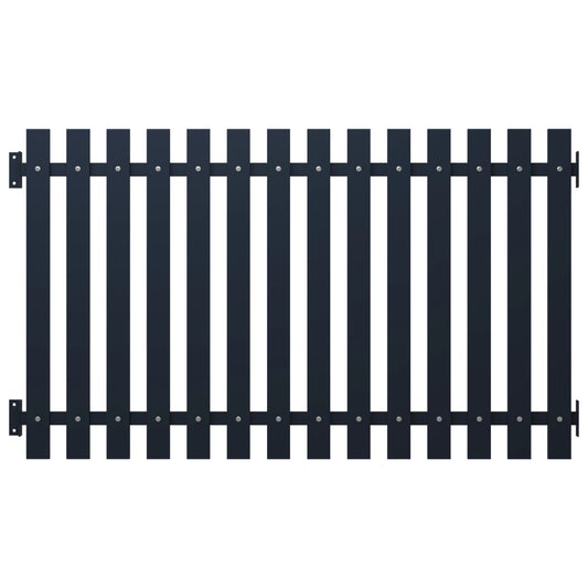 Berkfield Fence Panel Anthracite 170.5x150 cm Powder-coated Steel