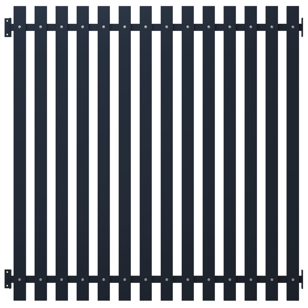 Berkfield Fence Panel Anthracite 170.5x170 cm Powder-coated Steel