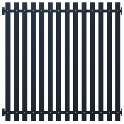 Berkfield Fence Panel Anthracite 170.5x170 cm Powder-coated Steel