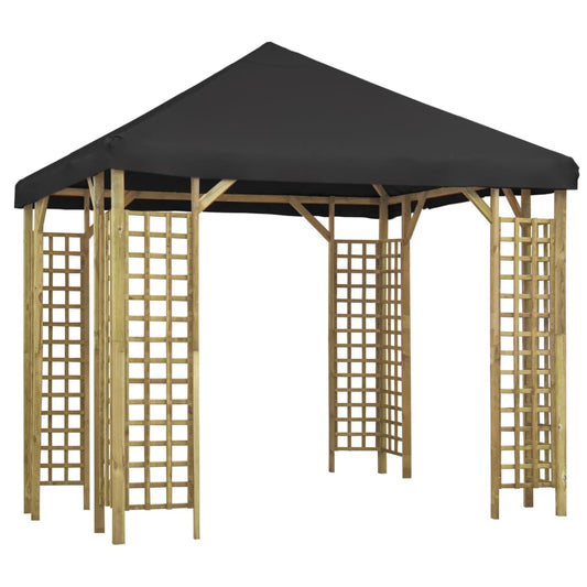 Berkfield Gazebo 3x3 m Anthracite