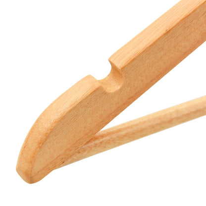 Berkfield 50 pcs Clothes Hanger Set Non-slip Hardwood