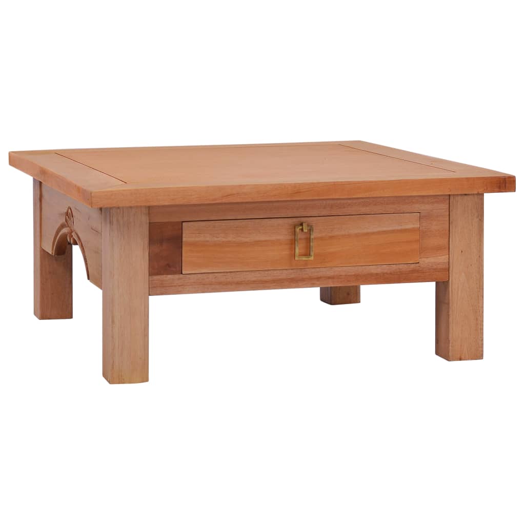 Berkfield Coffee Table 68x68x30 cm Solid Mahogany Wood