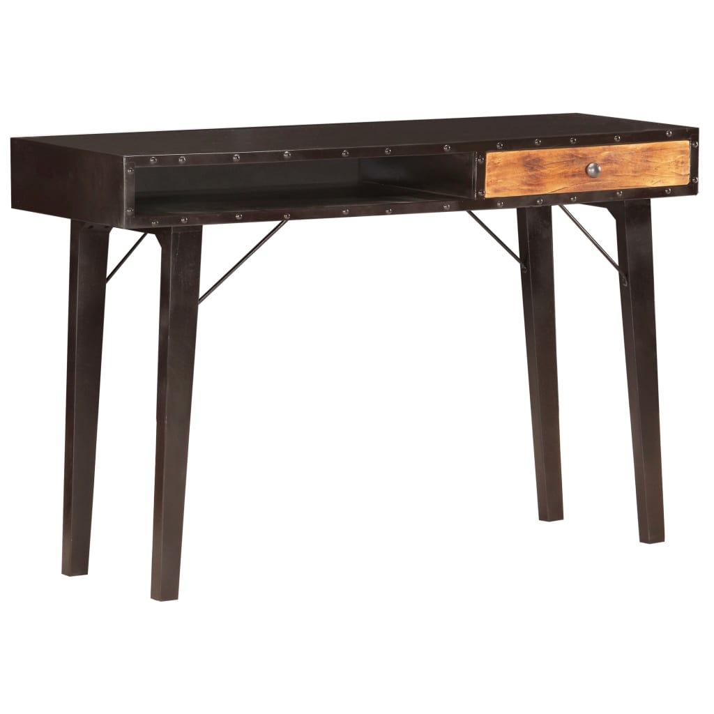 Berkfield Console Table 118x35x76 cm Solid Reclaimed Wood