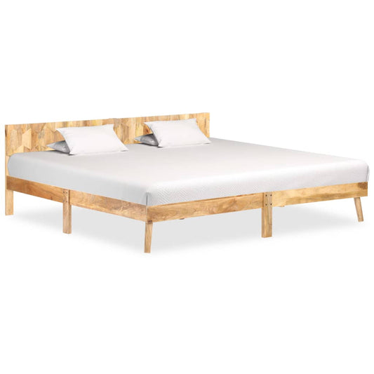 Berkfield Bed Frame Solid Mango Wood 200x200 cm