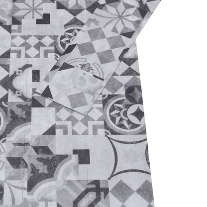 Berkfield PVC Flooring Planks 5.02 m�__ 2 mm Self-adhesive Grey Pattern