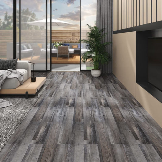 Berkfield PVC Flooring Planks 5.02 m�__ 2 mm Self-adhesive Industrial Wood