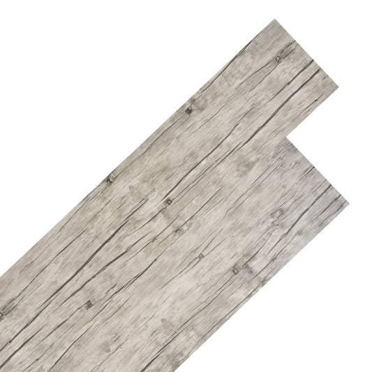 Berkfield Non Self-adhesive PVC Flooring Planks 4.46 m�__ 3 mm Light Grey