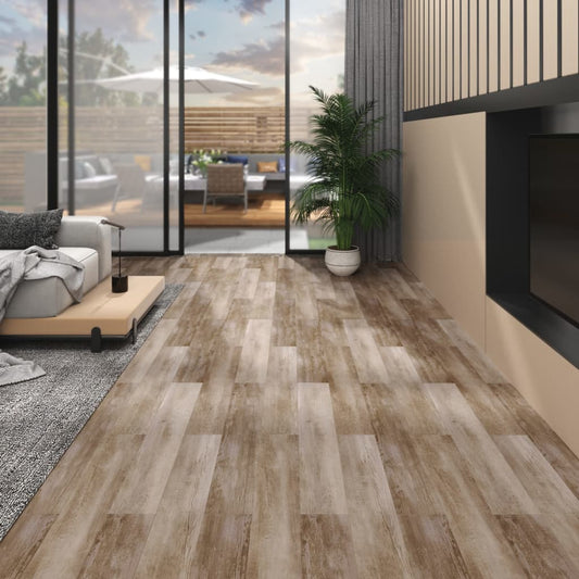 Berkfield PVC Flooring Planks 5.02 m�__ 2 mm Self-adhesive Wood Wash