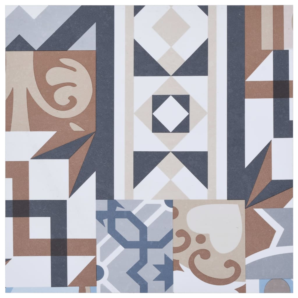 Berkfield PVC Flooring Plank Self-adhesive 5.11 m�__ Mono Pattern