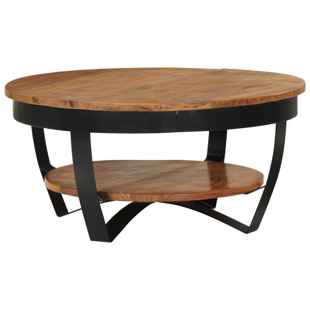 Berkfield Coffee Table 65x65x32 cm Solid Acacia Wood