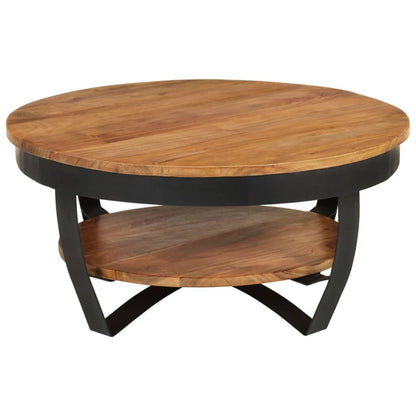 Berkfield Coffee Table 65x65x32 cm Solid Acacia Wood