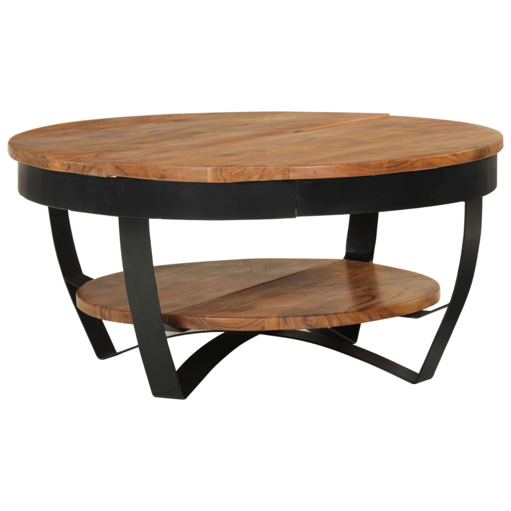 Berkfield Coffee Table 65x65x32 cm Solid Acacia Wood