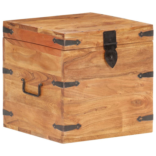 Berkfield Chest 40x40x40 cm Solid Acacia Wood