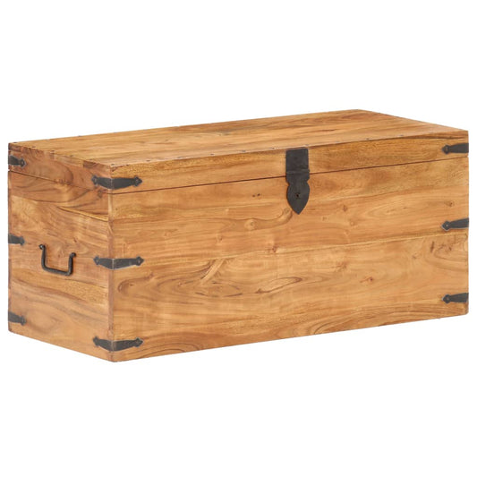 Berkfield Chest 90x40x40 cm Solid Acacia Wood