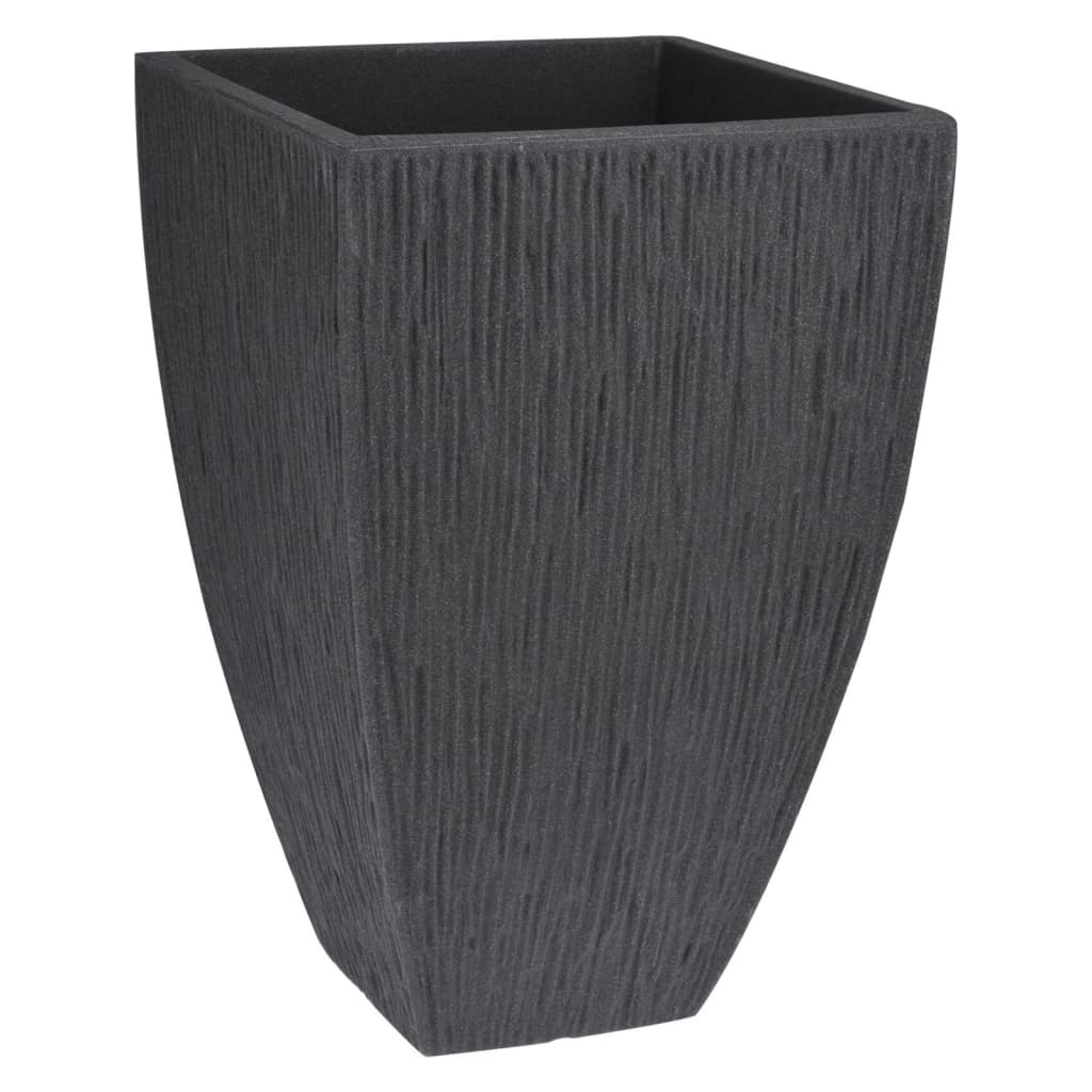 ProGarden Flower Pot Ribbed Lava 60 cm Anthracite