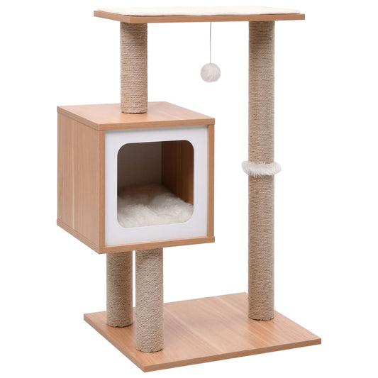 Berkfield Cat Tree with Sisal Scratching Mat 82 cm