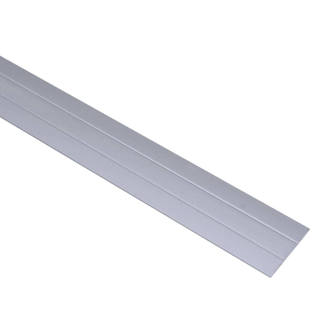 Berkfield Floor Profiles 5 pcs Aluminium 134 cm Silver