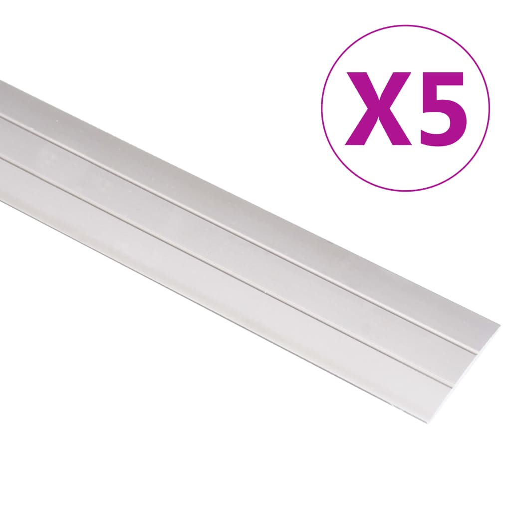 Berkfield Floor Profiles 5 pcs Aluminium 100 cm Gold