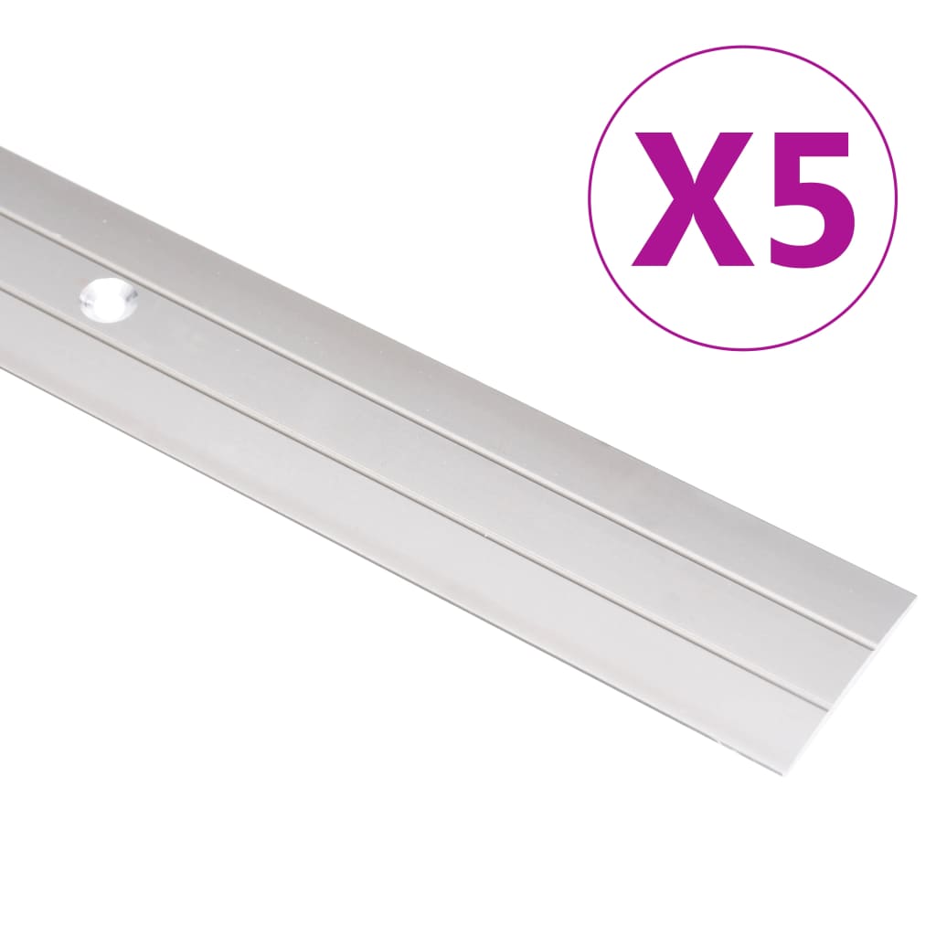 Berkfield Floor Profiles 5 pcs Aluminium 134 cm Gold