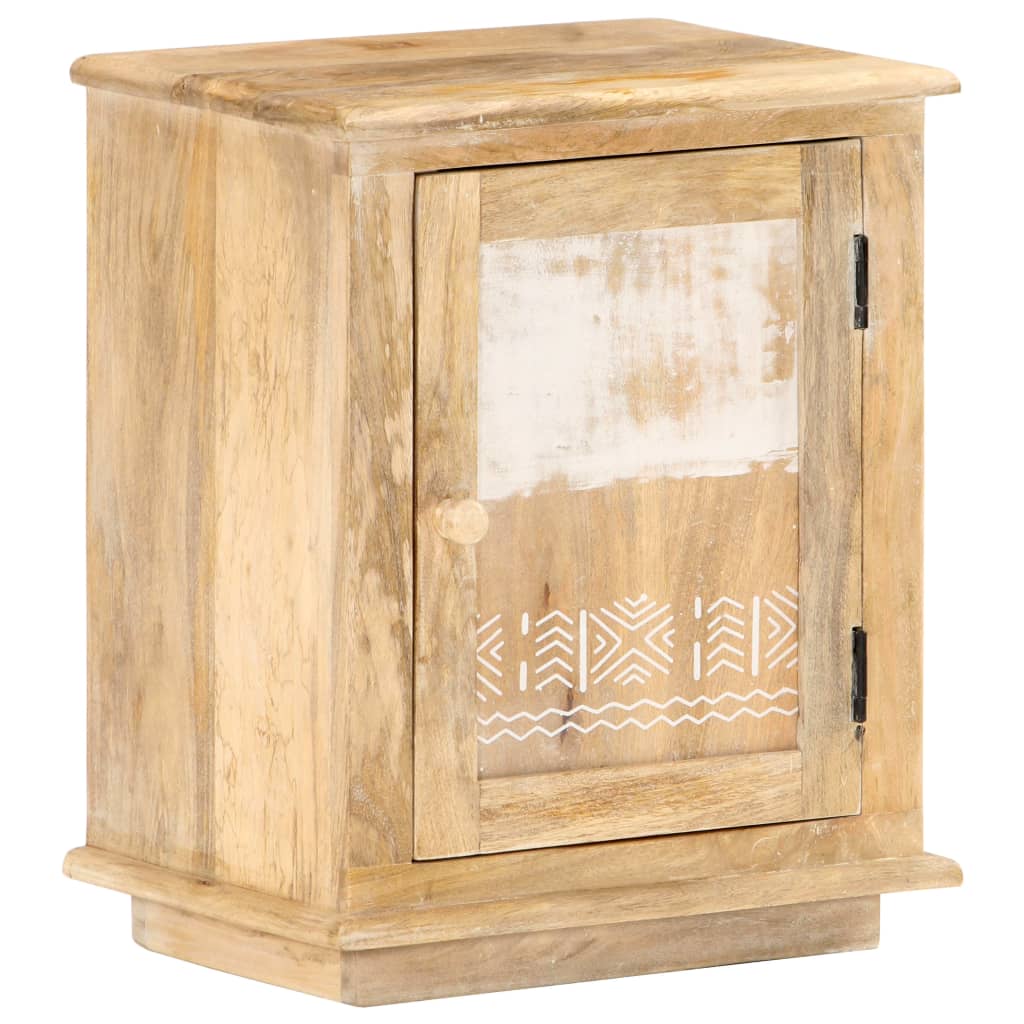 Berkfield Bedside Cabinet 40x30x46 cm Solid Mango Wood