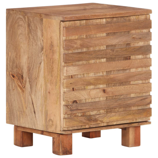 Berkfield Bedside Cabinet 40x35x51 cm Solid Mango Wood