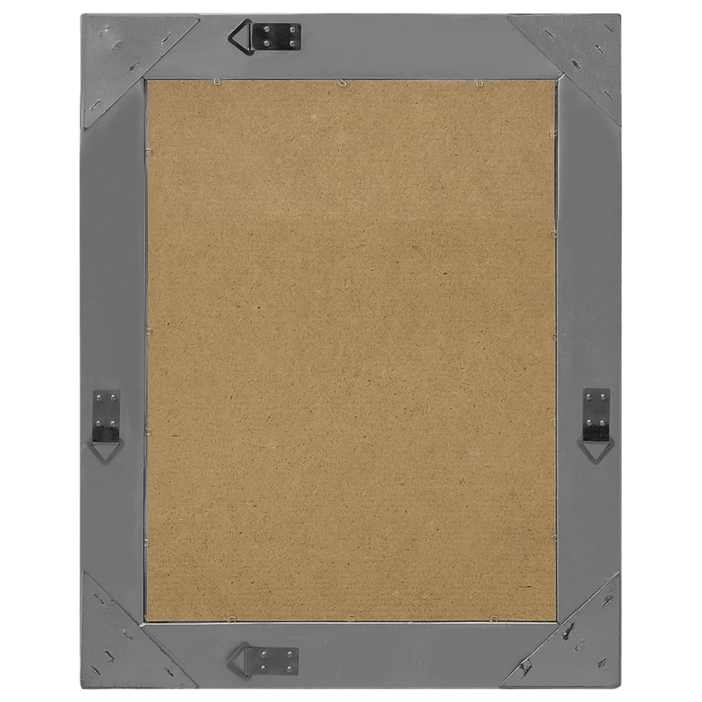 Berkfield Wall Mirror Baroque Style 50x60 cm Black