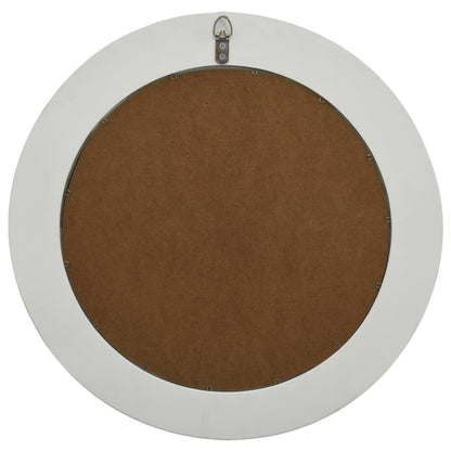 Berkfield Wall Mirror Baroque Style 50 cm White