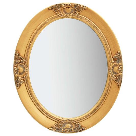 Berkfield Wall Mirror Baroque Style 50x60 cm Gold