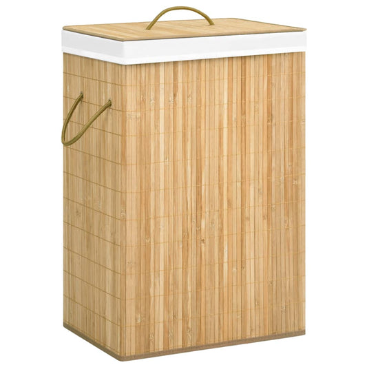 Berkfield Bamboo Laundry Basket 72 L