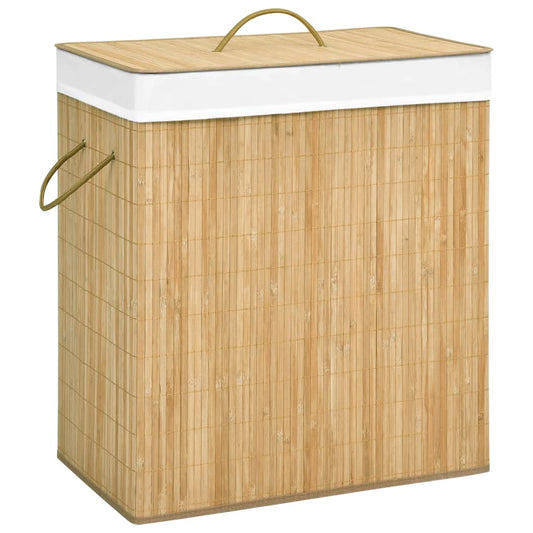 Berkfield Bamboo Laundry Basket 100 L