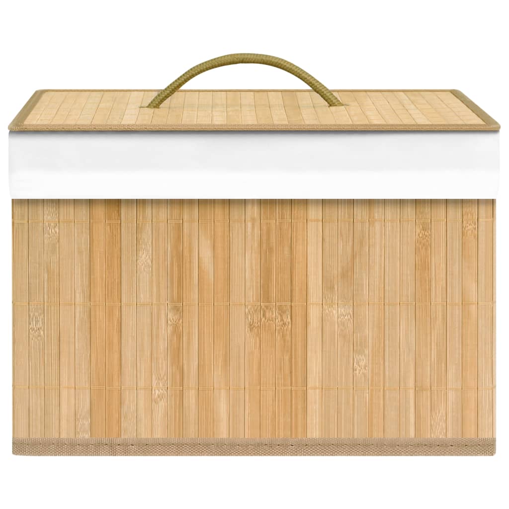 Berkfield Bamboo Storage Boxes 4 pcs