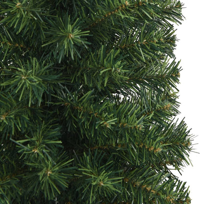 Berkfield Slim Artificial Christmas Tree with Stand Green 210 cm PVC