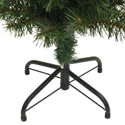 Berkfield Slim Artificial Christmas Tree with Stand Green 210 cm PVC